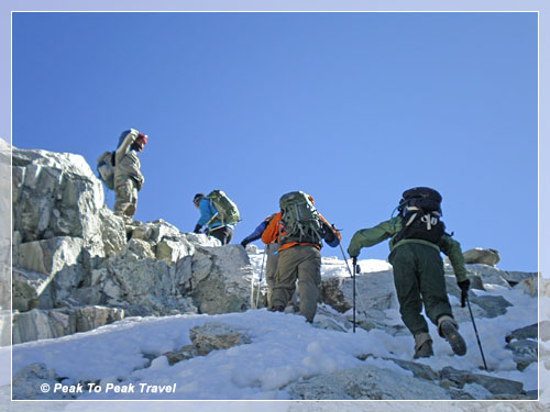 Crossing Cho La Pass (17,782 ft)