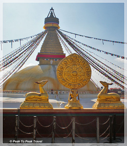 Bodhnath Stupa in Kathmandu, Nepal